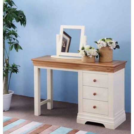 Oak04 : Bộ Bàn Trang Điểm Gỗ Sồi Kèm Gương Xoay